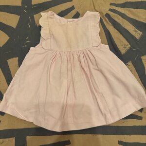 Jacadi pink thin corduroy dress 6mo